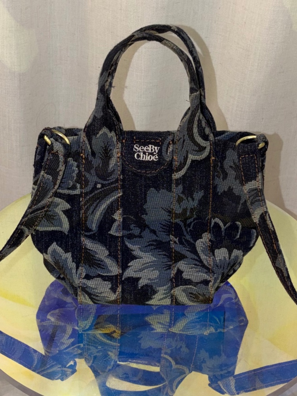 See by Chloe denim shoulder bag